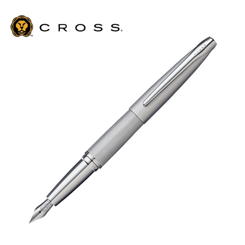【免費刻字】CROSS ATX PVD鈦灰色鋼筆連PVD鈦灰不銹鋼筆尖(幼號) C886-46FJ✿50B003